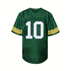 Camiseta de fútbol americano de la mejor calidad para hombre, camiseta de fútbol americano transpirable de 100% poliéster - Product Image 1