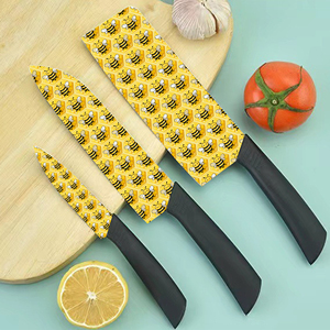 Juego de Cuchillos de Chef de Cerámica de 3 Piezas Premium 2026, Más Vendido, con Mangos de Plástico, Duradero y Extra Afilado para Uso Comercial - Product Image 1