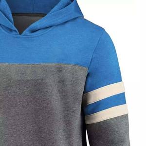 Haute qualité surdimensionné mode 2023 Logo personnalisé couleur Pure sweats à capuche à manches longues pour hommes grande taille - Product Image 6