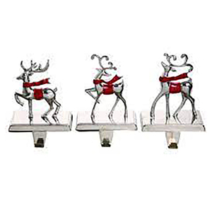 Handicraft Creative Metal Animal Sculpture Reindeer Christmas Stocking Holder Deer Statue Reindeer Decor - Product Image 3