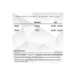 Buse de pulvérisation d'eau de haute qualité pour pare-brise Fiat Egea Tipo - Essuie-glace gauche compatible pour voitures (Turquie) - Product Image 4