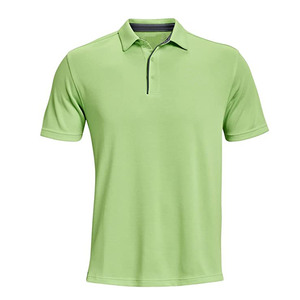 Polos ajustados en blanco personalizados por sublimación para hombre - Product Image 1