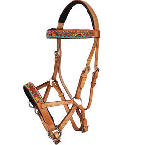 Cuir unisexe adulte Weaver Cuir Travail Tack Futurity Knot Browband Headstall Culotte à fleurs Personnaliser Fabricant - Product Image 2