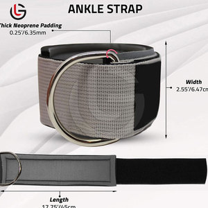 Dernière conception sangles de cheville d'haltérophilie prix de gros meilleures ventes bas sangles de cheville quantité minimale de commande - Product Image 6