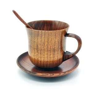TIPOS COMEDOR DE MADERA Estilo nórdico Coco Palm Juego de té de madera con olla y bandeja Logotipo personalizado Juegos de tetera y taza de madera de coco - Product Image 5