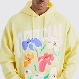 Survêtement d'hiver imprimé pour homme, coupe oversize, en tissu éponge 100 % coton, couleurs et tailles personnalisables, anti-rétrécissement, pull-over - Product Image 6