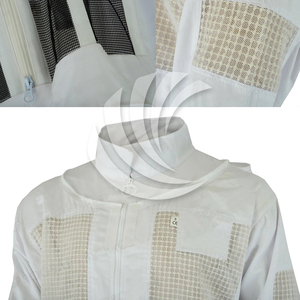 Traje de Apicultor de Algodón Ventilado de 3 Capas, Cómodo, Profesional, Duradero y Seguro para la Recolección de Miel, Totalmente Envolvente - Product Image 4