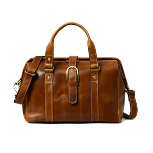 Brown Delight en cuir véritable luxe femmes Designer sac à main chaînes perle Rivet simple sangle fermeture ZIP couleurs personnalisables - Product Image 2