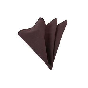 Mouchoir uni en viscose marron - Product Image 1