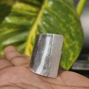 925 Sterling <b>Silver</b> <b>Adjustable</b> Wide Band <b>Ring</b> Boho Dainty Jewelry Unique Unisex <b>Ring</b> Wholesale Factory Price Fashion Jewelry - Product Image 5