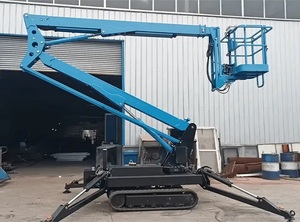 Prix usine 20m remorquable Boom Spider Lift Portable Lifter aérien télescopique remorque remorquable Manlift Cherry Picker Lift - Product Image 5