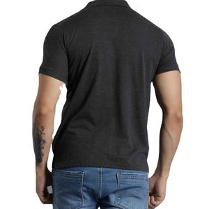 Polos transpirables para hombre, tela de algodón, ropa informal de manga corta, moda de verano, proveedor OEM, logotipo personalizado, suministro a granel - Product Image 5