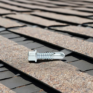 Vis autoperceuses à tête hexagonale métriques/pouces, acier au carbone de classe 8, galvanisé au zinc, marque PDC, fixations pour toiture métallique - Product Image 1