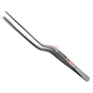 Pinzas de Bayoneta Adson de Acero de 16 cm, Pinzas Quirúrgicas Médicas para Apósitos, Punta Serrada de 1.7 cm, Reutilizables, para Uso Clínico en Hospitales y Quirófanos - Product Image 4