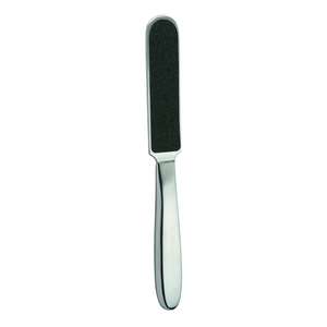 Lime à ongles à manche en acier de la meilleure qualité Lime à ongles allemande en acier inoxydable Lime à ongles double face pour ongles avec emballage personnalisé - Product Image 5