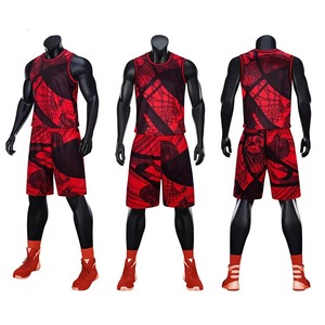 Ensemble d'uniformes de basket-ball d'été direct d'usine Meilleur prix Design respirant avec de nouvelles techniques imprimées Maillot de Offre Spéciale - Product Image 1