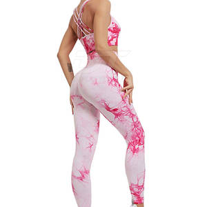 Nuevo diseño, logotipo personalizado, conjunto de Yoga para mujer, conjunto de Yoga ligero para mujer, conjunto de Yoga transpirable para mujer - Product Image 2