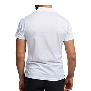 Polo de ajuste Regular a rayas de colores con botón a presión, camiseta Polo con detalle de inclinación y manga corta, Camiseta con cuello de botón - Product Image 5