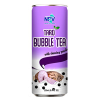 Npv Merk 250Ml Alu Kan Bubble Thee Drinken (Ingeblikt) Bubble Thee Drink Originele Smaak Vietnamese Drankenbedrijf