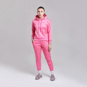 Respirant séchage rapide marque personnalisée fermeture éclair deux pièces ensembles entraînement de gymnastique course Fitness femmes OEM survêtement - Product Image 1