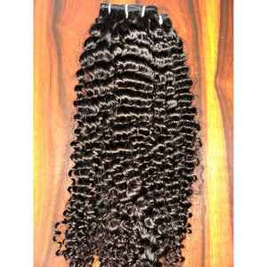 Top Grade Noir Indien Crépus Remy Extensions de Cheveux Non Transformés Deep Wave Bundle Alignement Naturel des Cuticules Vierge Couleur des Cheveux Humains - Product Image 6