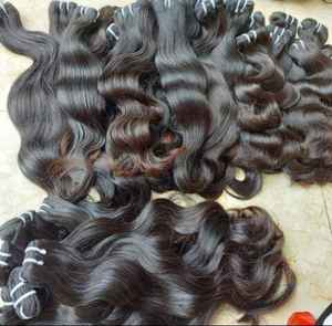 Extensiones de cabello de trama 100% cabello humano bebé ondulado - Product Image 4