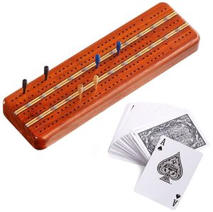 Boîte de jeu de cribbage en bois naturel |   Travail artisanal soigné |   Fournisseur en gros - Product Image 1