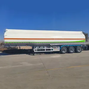 Hot Selling Heavy Oil Storage Tanker Trailer 50000 Liters Gasoline Fuel Tanker Semi Trailer For Sale