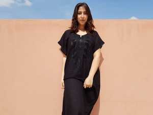 Venta caliente bordado Kaftan Rayon colección arco decoración tamaño libre cuello redondo ajuste suelto cómodo rayón trabajo Kaftan - Product Image 5