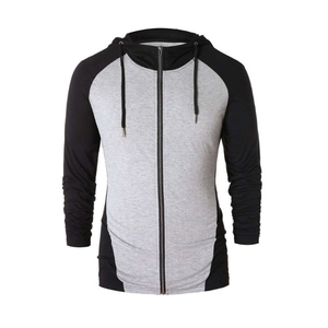 Sudadera con Capucha y Cremallera para Hombre, Personalizada con Logotipo del Fabricante, de Forro Polar, Impermeable, Ecológica, con Bordado, Nuevos Materiales, Moda Urbana - Product Image 1