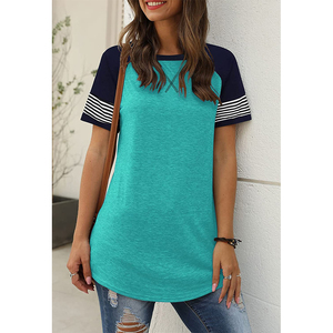 Camiseta de gran tamaño de verano para mujer, camiseta de Color personalizado, Camiseta 100% de algodón - Product Image 2