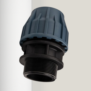 Conector de tubería de plástico de alta calidad de exportación India 90MM X 4 pulgadas adaptador de rosca macho superficie lisa PP accesorio de compresión - Product Image 6