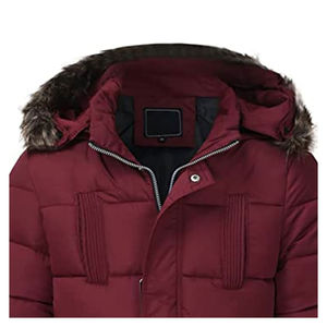 Veste parka pour homme imperméable à capuche et col en fourrure, nouvelle veste d'hiver chaude et épaisse en polaire, parkas pour la saison hivernale, mode décontractée pour homme - Product Image 6