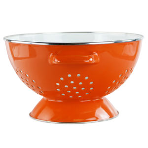 Ensemble de bols à mélanger en acier inoxydable revêtus de poudre miroir poli passoires pour fruits de cuisine à domicile - Product Image 1