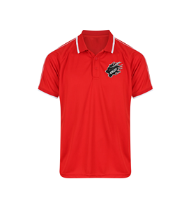 Athlefit, informal para hombre, para Polo, Jersey ligero, Top elegante, cuello de punto Jacquard, manga corta raglán para eventos de equipos deportivos - Product Image 3