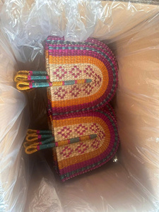 Abanico de Mano de Pasto Marino Vietnamita, Tejido a Mano, Natural, Refrescante, con Empaque Personalizado - Product Image 5