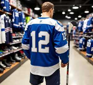 Camiseta de hockey sobre hielo con logotipo personalizado para hombre, uniforme de equipo, ropa deportiva de hockey por sublimación de alta calidad, Fabricante Mayorista 2025 - Product Image 6