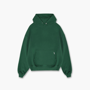 Sweats à capuche et sweatshirts pour hommes en coton biologique 100% avec logo personnalisé pulls à capuche surdimensionnés avec épaules tombantes fabricants de haute qualité - Product Image 1