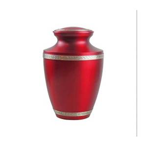 Urnes faites à la main pour cendres humaines Accessoires funéraires Urne en aluminium Fabricant et exportateur de crémation de haute qualité - Product Image 1
