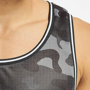 Camiseta sin mangas deportiva ligera de verano para hombre, chaleco informal de cuello redondo para gimnasio con Sisa caída, venta al por mayor, camisetas informales de estilo veraniego - Product Image 4