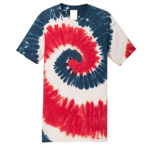 T-shirts tie-dye unisexes en polyester 100% à séchage rapide pour hommes, personnalisables avec impression par sublimation et logo, t-shirts de sport tie-dye bon marché - Product Image 1