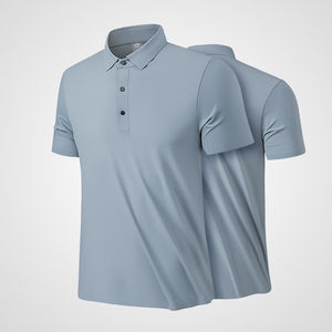 Polo de secado rápido de alta calidad para hombre, logotipo personalizado, diseño de estampado de verano, patrón sólido, tejido de punto - Product Image 5