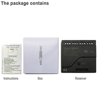 Interrupteur intelligent WiFi Tuya 10A 4 canaux - Relais à bascule momentané AC 85-250V compatible avec le contrôle des appareils électroménagers intelligents