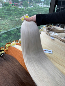 Cabello Virgen Vietnamita PLA01 Tono Platino de Calidad Lujosa, Liso Natural, Puntas Saludables, Súper Doble Trama, Suave y Brillante, Sin Enredos - Product Image 6