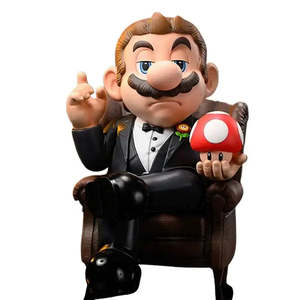 Figura de Super Mario Le Parrain, inspirada en la animación japonesa, hecha de resina - Product Image 1