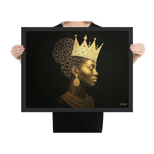 Impresión Artística Enmarcada Golden Majesty de IB Studios, Diseño Elegante en Papel - Product Image 1