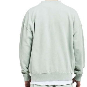 Chándal de gran tamaño de algodón lavado con ácido unisex logotipo personalizado ecológico conjunto de chándal al por mayor diseño de ropa a granel de invierno para hombre - Product Image 4