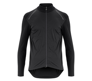 Veste de cyclisme à manches longues pour homme SPRINT SPORTS, coupe-vent, 100% polyester, noire, vêtements de sport d'extérieur - Product Image 1