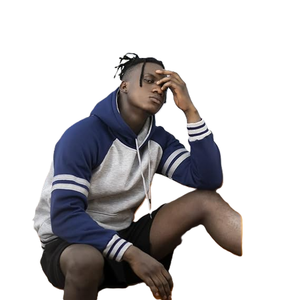 เสื้อฮู้ดดี้ผู้ชาย ผ้าฝ้ายฟลีซ 100% ปรับแต่งโลโก้ได้ ลายเรียบ ผลิตในปากีสถาน คอฮู้ดดี้ ดีไซน์เรียบง่าย - Product Image 4