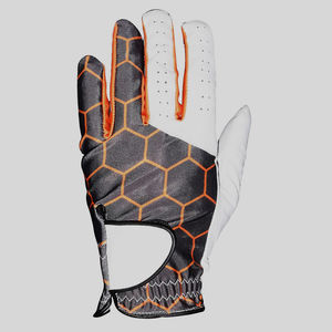 Venta Directa de Fábrica, Diseña Tu Propio Logotipo, Guantes de Golf de Cuero Genuino Suave a Todo Color, Impermeables, con Protección UV, Personalizados para Deportes - Product Image 1